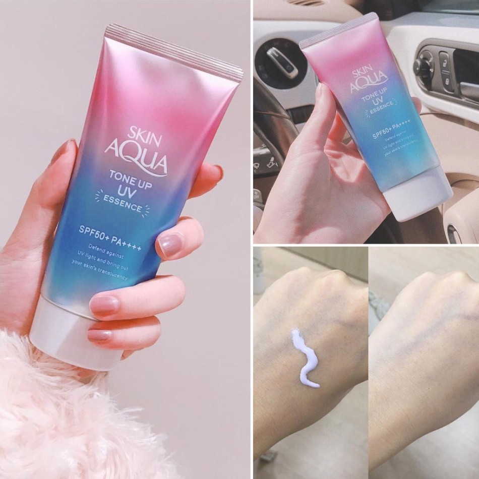 Kem chống nắng nâng tone Sunplay Skin Aqua Tone Up UV Essence