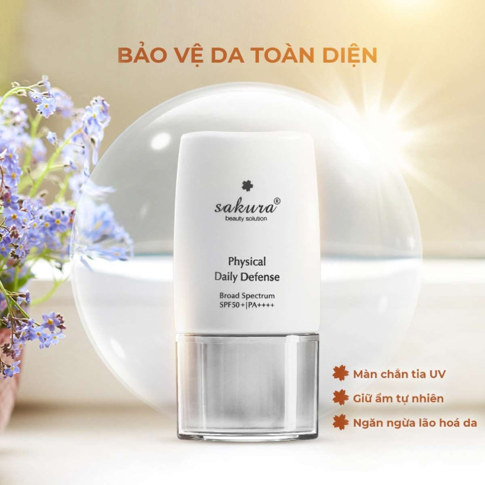 Kem Chống Nắng Sakura Physical Daily Defense