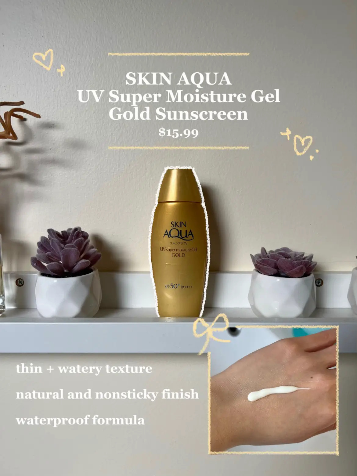 Kem Chống Nắng Skin Aqua UV Moisture Gel Gold