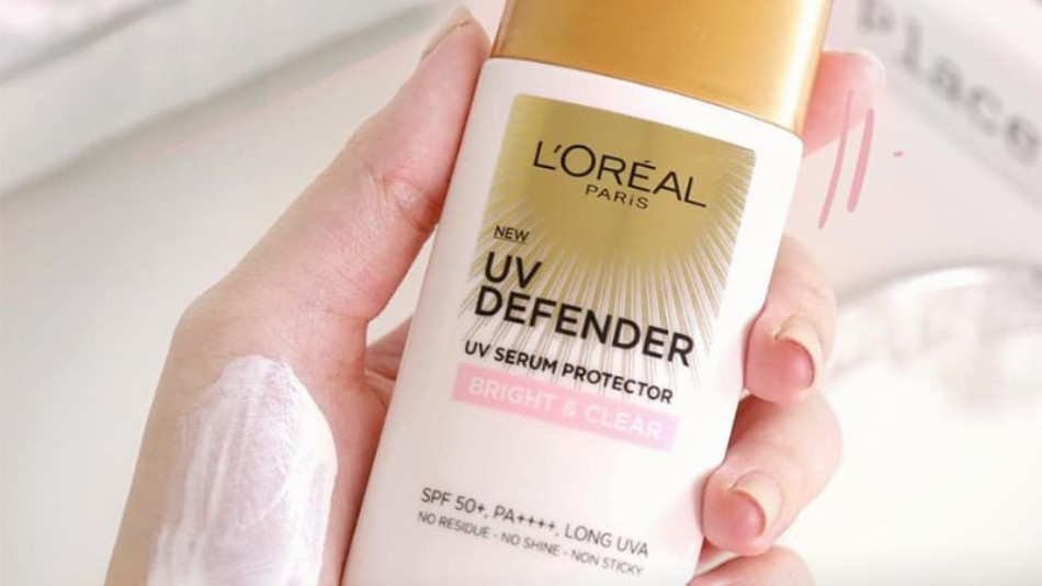 Kem chống nắng trắng da L'OREAL UV Defender Bright &amp; Clear