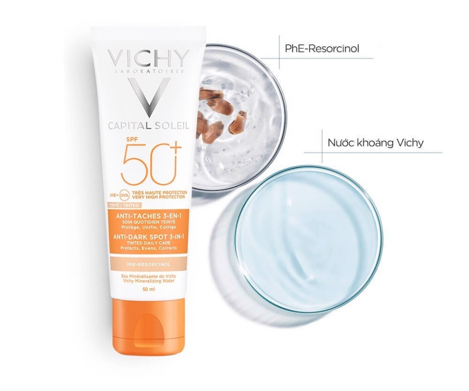 Kem Chống Nắng Vichy Capital Soleil Anti-Dark Spot 3-in-1