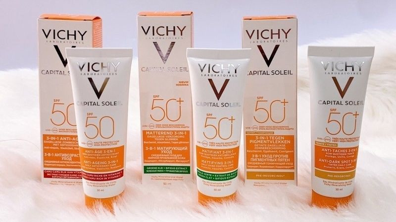 Kem Chống Nắng Vichy Dành Cho Da Khô