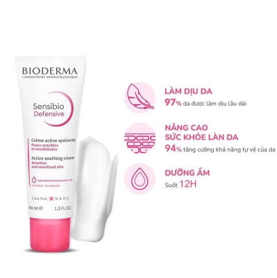 Kem Dưỡng Ẩm Bioderma Sensibio Defensive