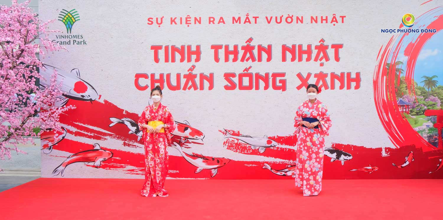 Khai trương Vườn Nhật với cảnh sắc tuyệt đẹp