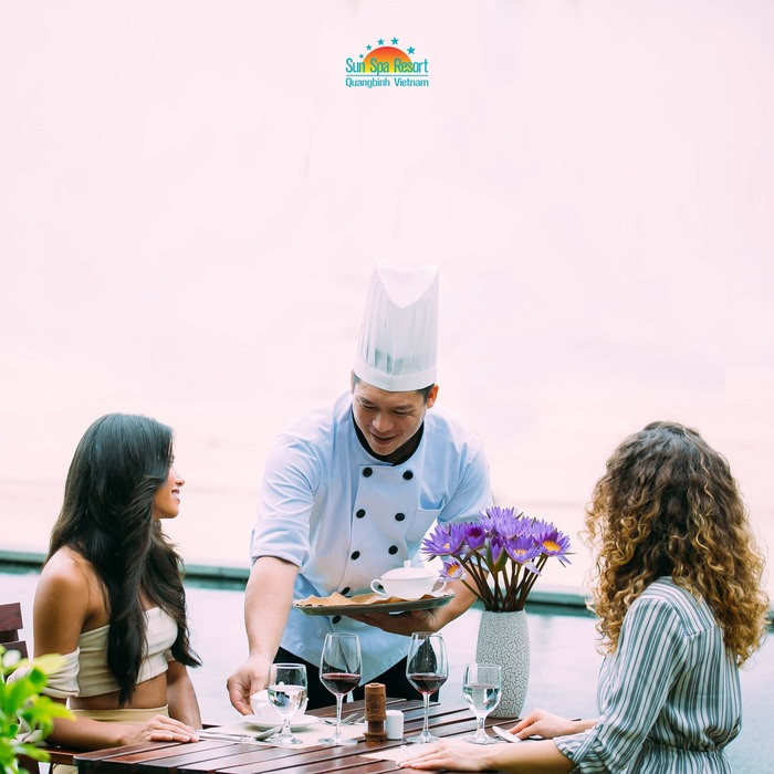 Khám phá ẩm thực tại Sun Spa Resort