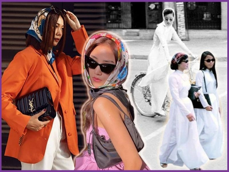 Khăn bandana đẹp trong thời trang