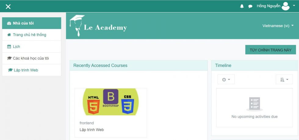 khóa học lập trình online miễn phí