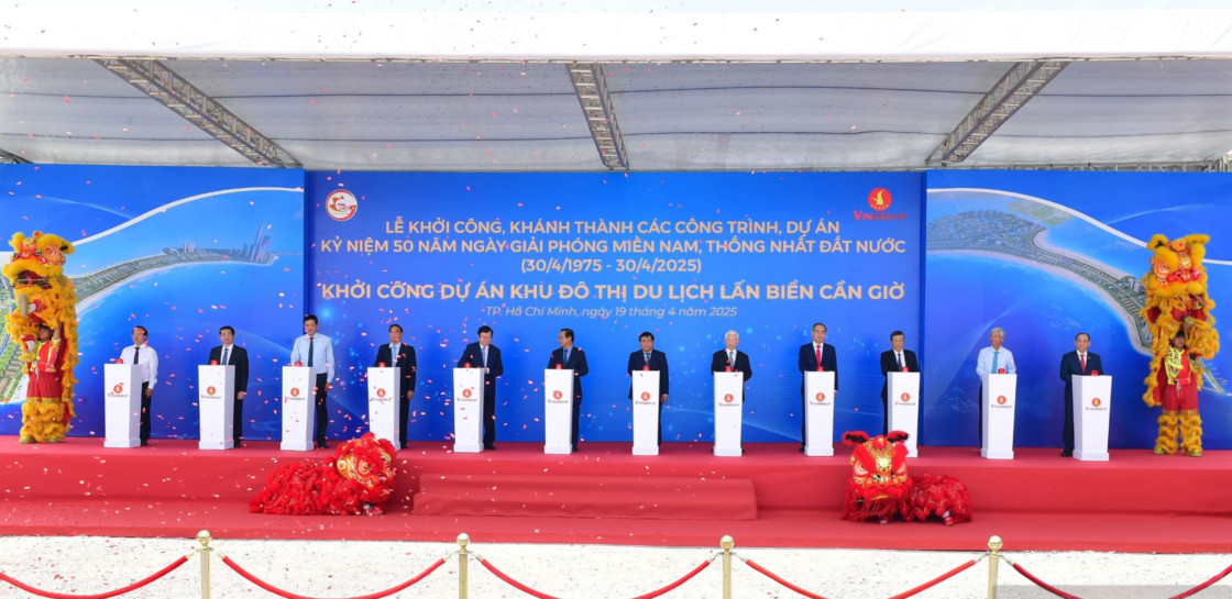 VINGROUP KHỞI CÔNG SIÊU ĐÔ THỊ ESG HÀNG ĐẦU THẾ GIỚI VINHOMES GREEN PARADISE