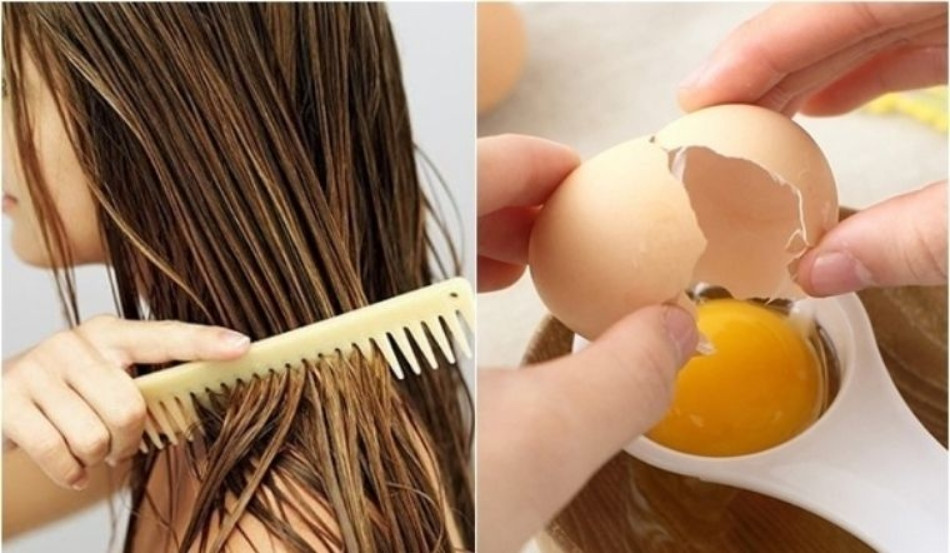 Khôi phục tóc khô xơ bằng trứng gà