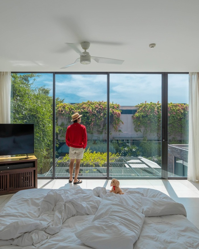 Không gian biệt thự hiện đại ở resort gần bãi biển Non Nước