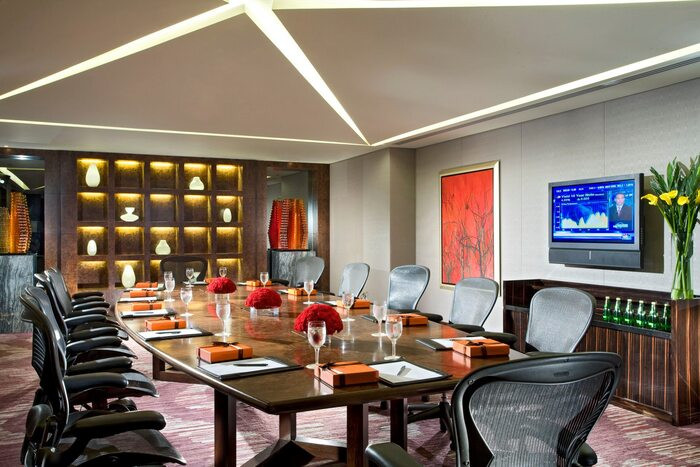 Không gian phòng họp hiện đại tại Sheraton Towers Singapore