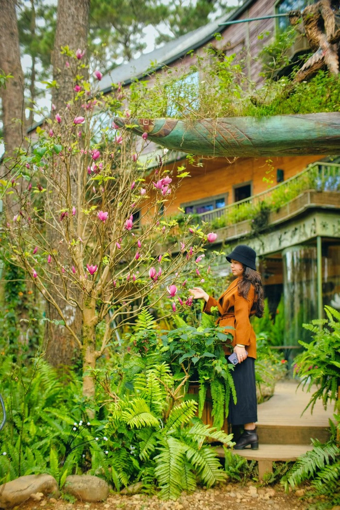 Không gian sân vườn tại Rosie Garden