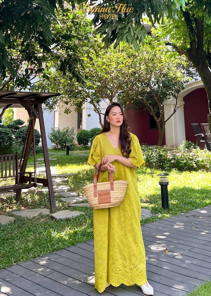 Không gian sống xanh ở khách sạn gần Đại Nội Huế