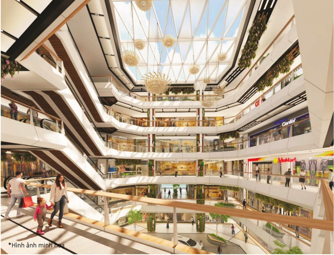Không gian tại Vincom Mega Mall
