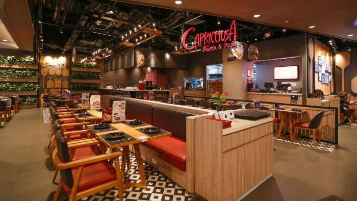 Không gian và dịch vụ Capricciosa
