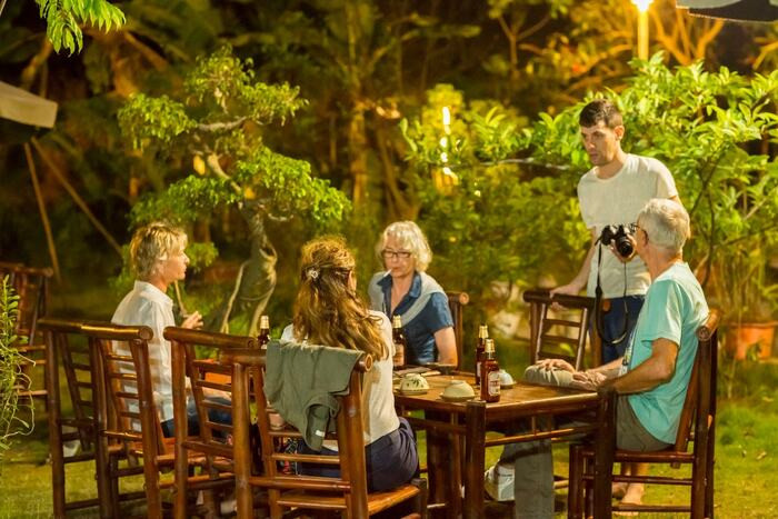 Khu vực nhà hàng tại Tam Cốc Rice Fields Resort