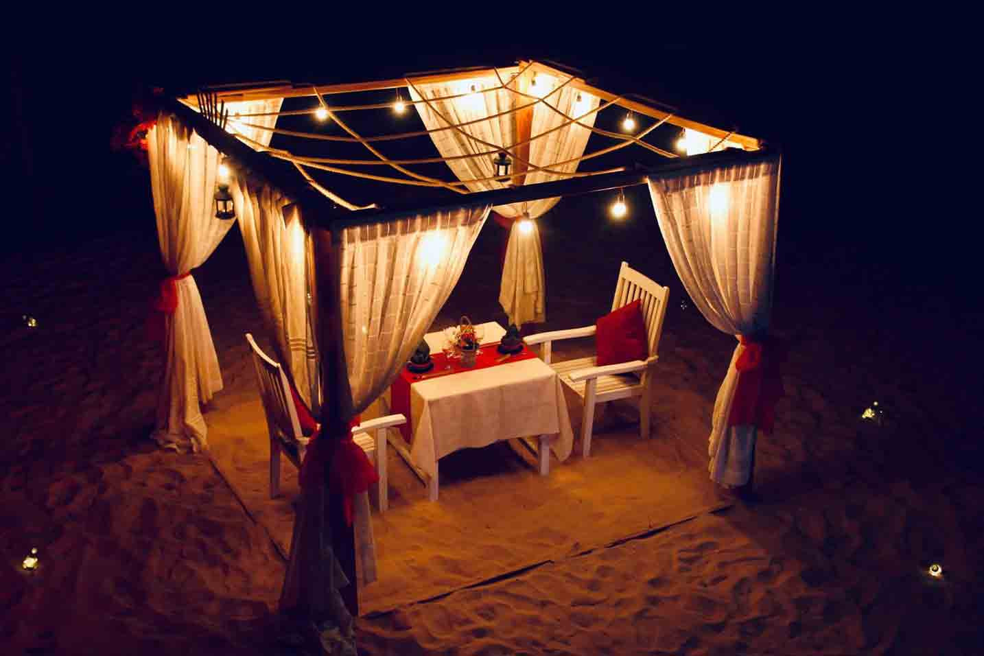 Khu vực riêng tư dành cho các cặp đôi - Aloha Beach Bar Phú Quốc