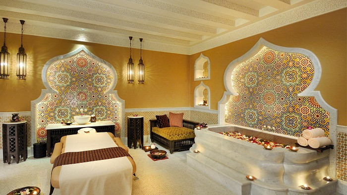Khu vực spa tại khách sạn Emirates Palace