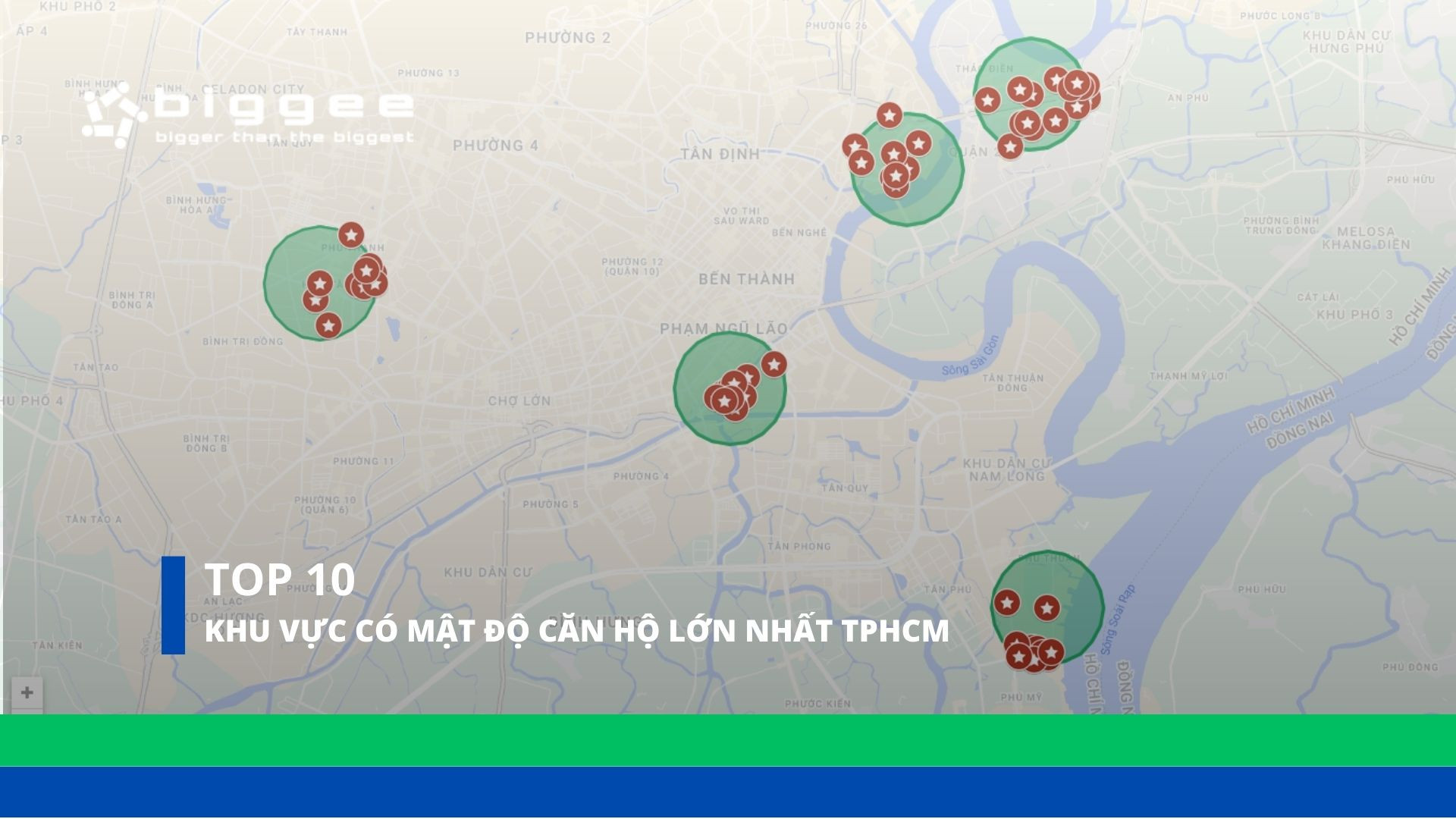 TOP 10 khu vực có mật độ căn hộ lớn nhất TP HCM