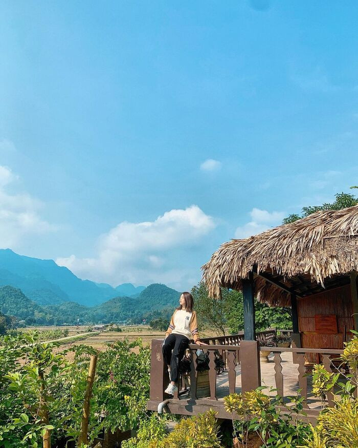 Khung cảnh bình yên tại khu nghỉ dưỡng