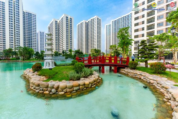 Khung cảnh thơ mộng tại Vườn Nhật