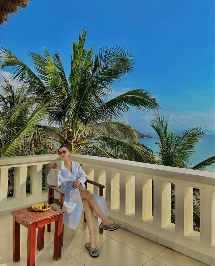 khung cảnh view biển từ phòng nghỉ tại Avani