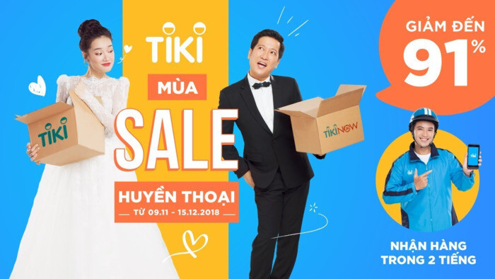Khuyến mại là chính sách bán hàng trên Tiki không thể thiếu