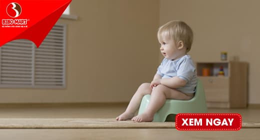 Tập cho trẻ ngồi bô đơn giản từ kinh nghiệm của các mẹ bỉm sữa