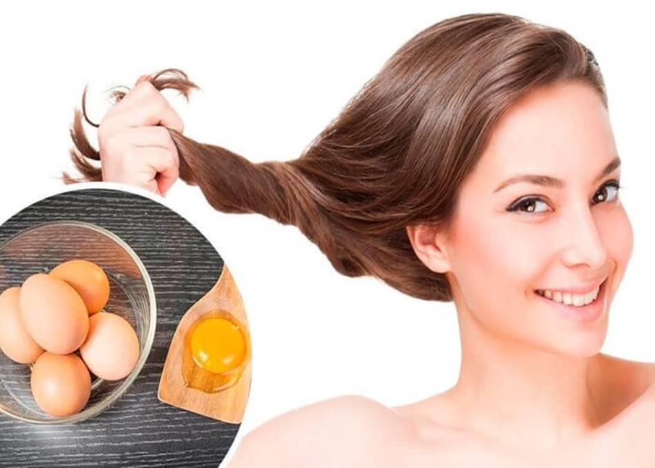 Làm mềm tóc bằng trứng gà giúp kích thích mọc tóc
