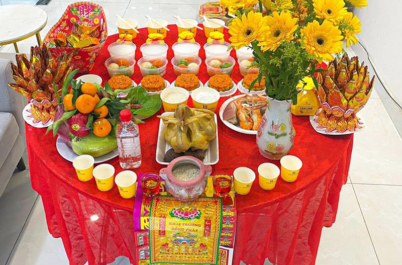 lễ cúng khai trương