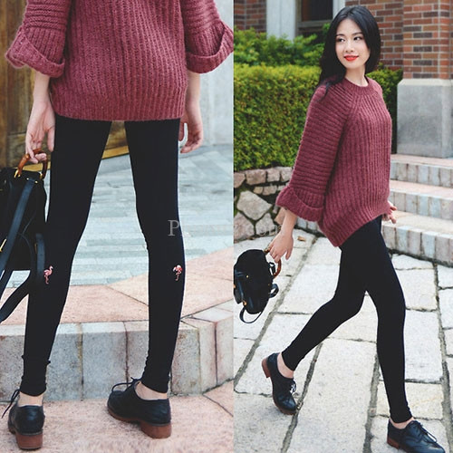 Legging đen phù hợp cho dáng quả lê
