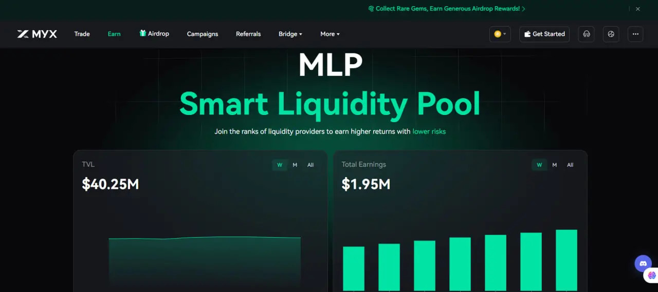 Liquidity Pool trên MYX Finance