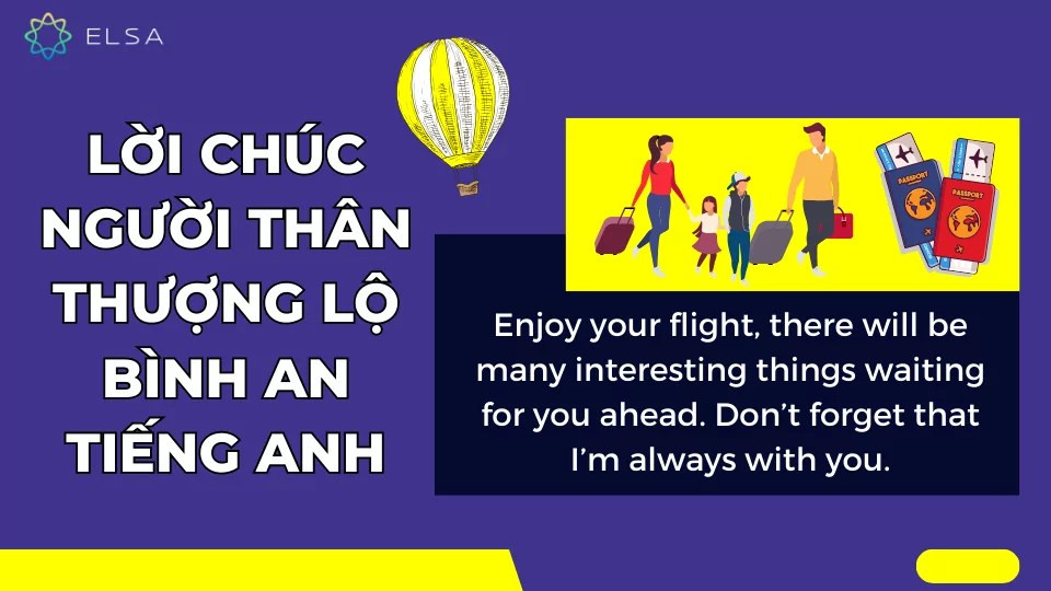 Lời chúc người thân an toàn