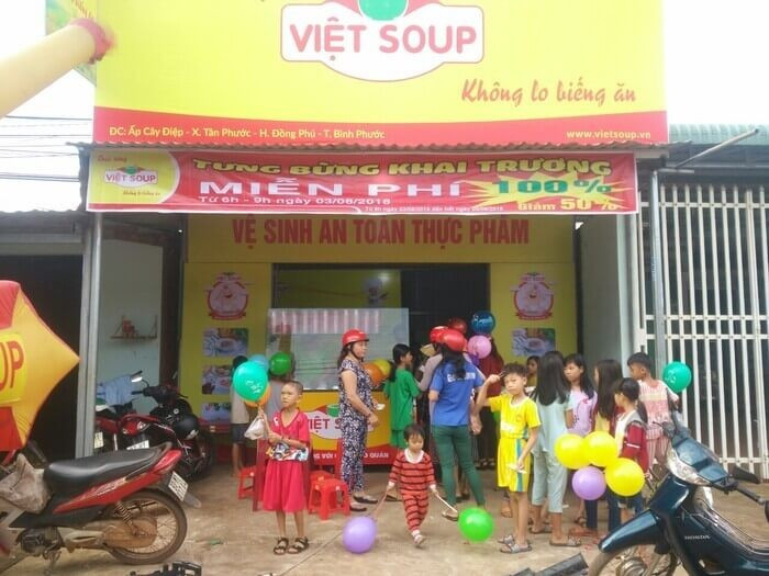 Lợi ích khi tham gia nhượng quyền cháo dinh dưỡng Việt Soup
