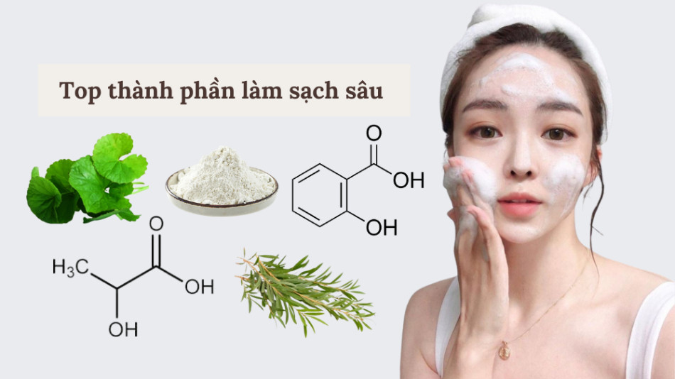 Lựa chọn sản phẩm có khả năng làm sạch sâu