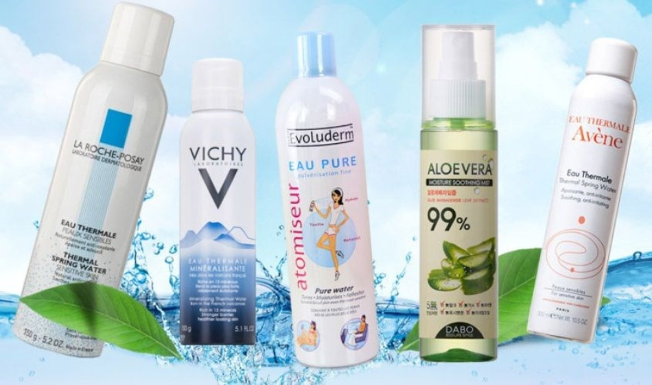 Lựa chọn xịt khoáng đến từ các thương hiệu uy tín