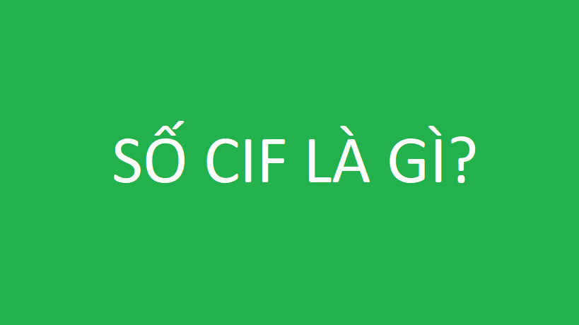 Tìm Hiểu Về Mã CIF Trong Ngân Hàng: Ý Nghĩa Và Cách Tra Cứu