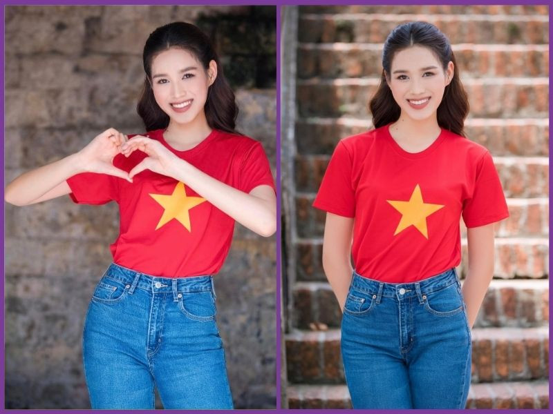 Makeup cho áo cờ đỏ sao vàng