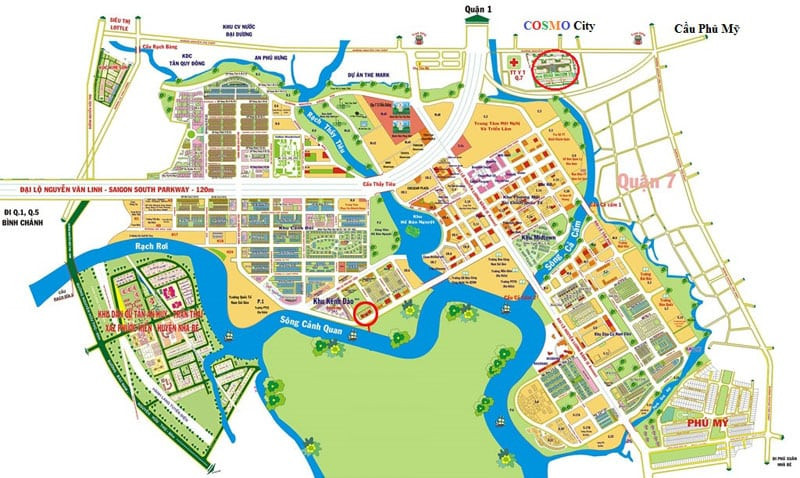 Mặt bằng căn hộ Cosmo City