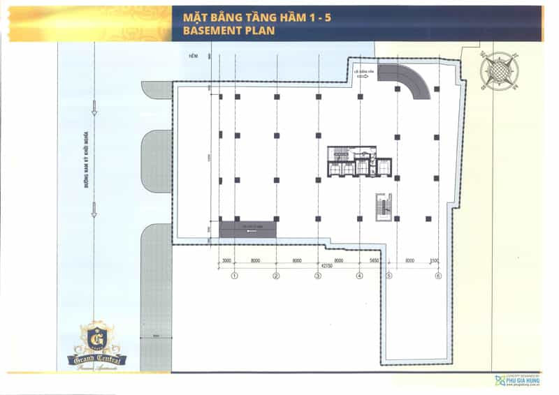 Mặt bằng căn hộ Grand Central 1