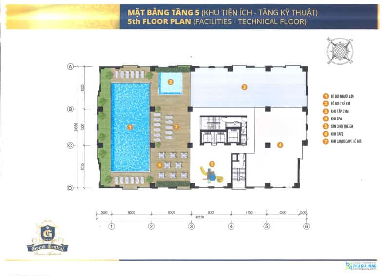 Mặt bằng căn hộ Grand Central 3