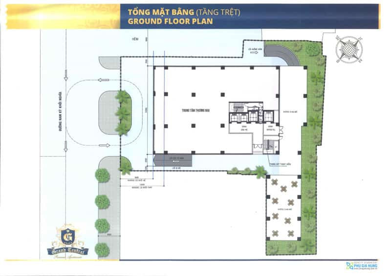 Mặt bằng căn hộ Grand Central 7