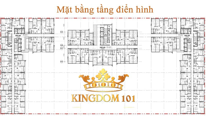 Mặt bằng căn hộ Kingdom 101 Tô hiến Thành quận 10 ra sao?