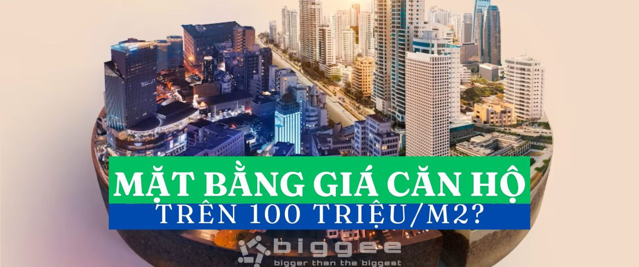 Mặt bằng giá căn hộ TP.HCM vượt 100 triệu/m2?