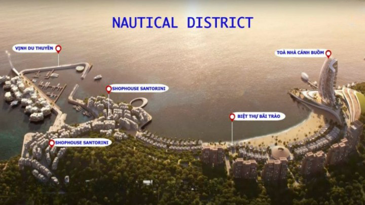 Mặt bằng phân khu biệt thự Bãi Trào