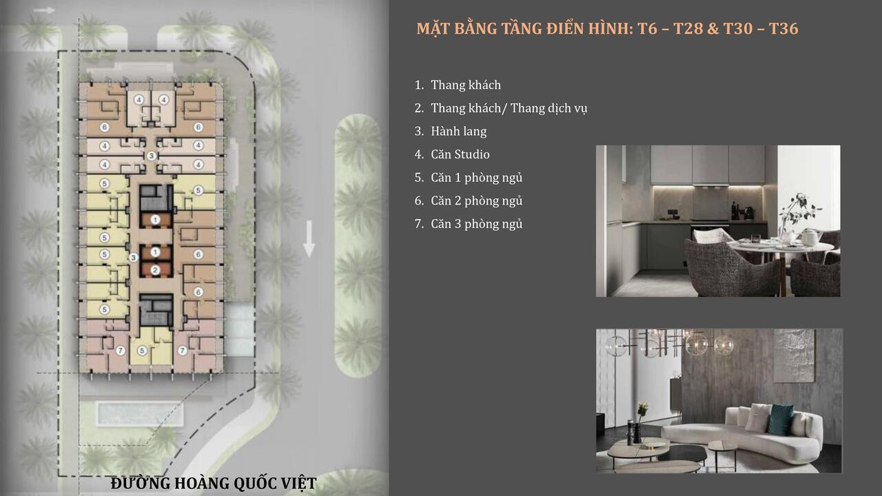 Mặt bằng tầng điển hình