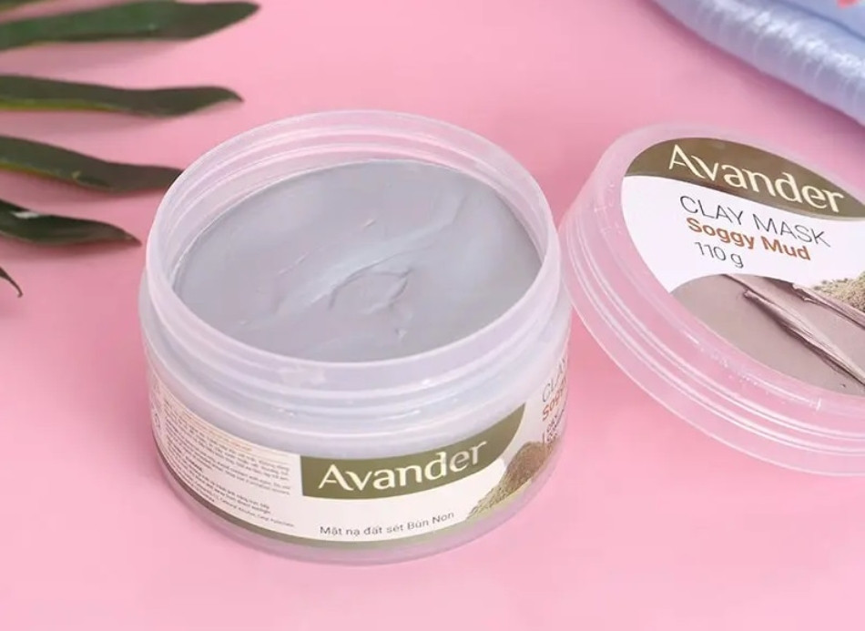 Mặt nạ bùn non Avander thu nhặt lỗ chân lông