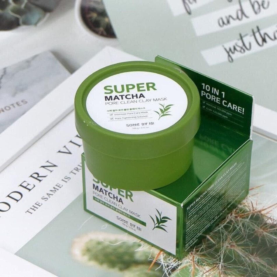 Mặt nạ thu nhặt lỗ chân lông Some By Mi Matcha Pore Clean Clay Mask