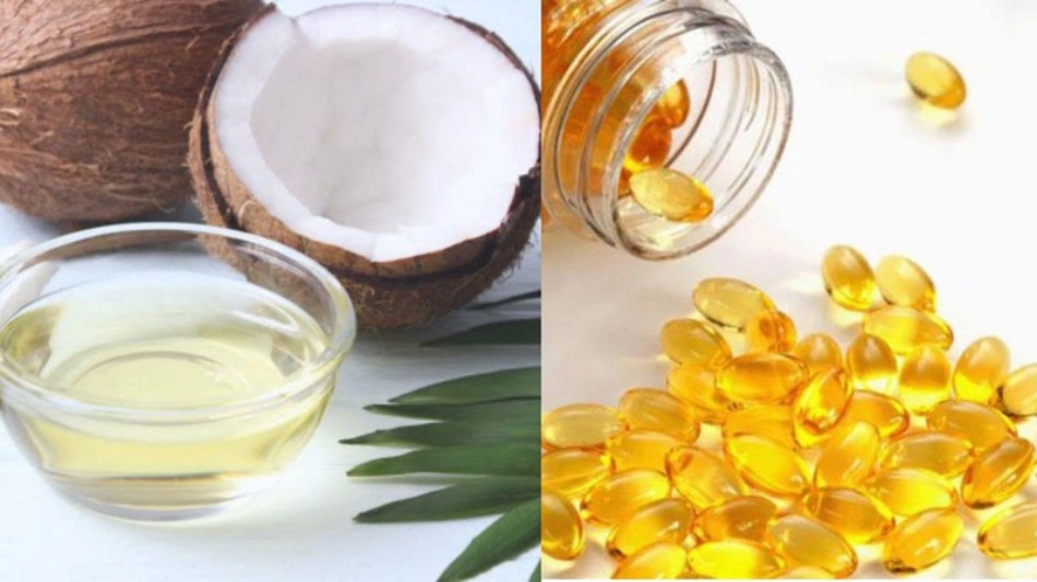 Mặt nạ tóc từ dầu dừa và vitamin E dưỡng tóc hiệu quả