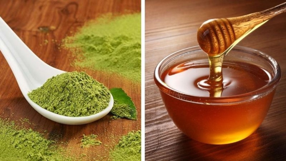 Mặt nạ trà xanh và mật ong